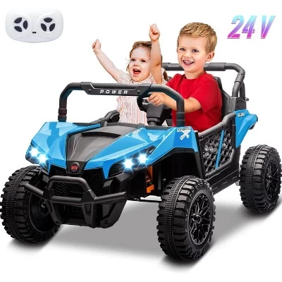 Garvee 24V Ride On UTV For Big Kids, 2 Seater Electric Car With Remote Control, LED Lights, Shock Absorbers, Storage, Ride On Toy For Kids 11 Garvee 24V Ride On UTV For Big Kids, 2 Seater Electric Car With Remote Control, LED Lights, Shock Absorbers, Storage, Ride On Toy For Kids - Image 9