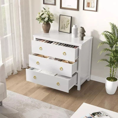 Freestanding Dresser Storage, Vertical Cabinet With Storage Drawer Dresser, Wooden Closet Dressers Chest For Bedroom, Nursery, Living Room 4 Freestanding Dresser Storage, Vertical Cabinet With Storage Drawer Dresser, Wooden Closet Dressers Chest For Bedroom, Nursery, Living Room - Image 2
