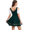 Womens Dress 1 Piece Cold Shoulder Costumes For Traditional Carnival Halloween Outfits