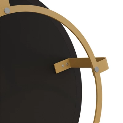 Center Tables, Modern Round Coffee Table Wooden Carving Pattern Coffee Table With Metal Legs For Living Room Reception Room Office 8 Center Tables, Modern Round Coffee Table Wooden Carving Pattern Coffee Table With Metal Legs For Living Room Reception Room Office - Image 6