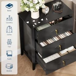 Modern Fluted Dresser, 3/5/6/7 Drawer Wood Dresser For Bedroom, Modern Chest Of Drawers, Storage Organizer Cabinet For Living Room, Entryway 13 Modern Fluted Dresser, 3/5/6/7 Drawer Wood Dresser For Bedroom, Modern Chest Of Drawers, Storage Organizer Cabinet For Living Room, Entryway -Garvee GUEST a40f8dd9 7a7d 4d1d 9f57 9ecf62762121