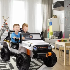 24V Ride-On Truck Car For Kids With Parent Remote Control – 3 Speeds, 4-Wheel Suspension, LED Lights, Music/MP3 Player & Safety Belt -Garvee GUEST a4e67c49 26bb 4f29 8a5b f9d44916fc6e