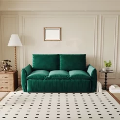 70.9" Pull-Out Sofa Bed, Convertible Sleeper Sofa With Pillow, 3 Seat Velvet Sleeper Couch, Loveseat Sleeper Sofa For Living Room Bedroom 21 70.9" Pull-Out Sofa Bed, Convertible Sleeper Sofa With Pillow, 3 Seat Velvet Sleeper Couch, Loveseat Sleeper Sofa For Living Room Bedroom -Garvee GUEST a5351d14 5c7b 4757 b6e6 d2058893db8f