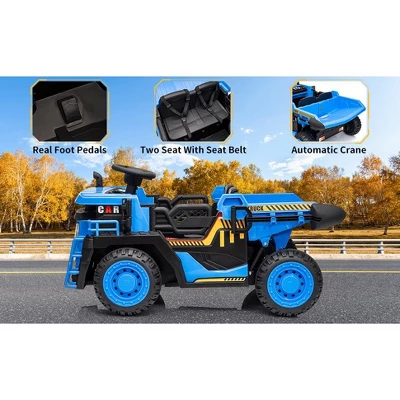 Ride On Dump Truck, 2 Seater Ride On Construction Vehicle With Remote Control, Electric Dump Bed, Ride On Car Toy For Kids 13 Ride On Dump Truck, 2 Seater Ride On Construction Vehicle With Remote Control, Electric Dump Bed, Ride On Car Toy For Kids - Image 11