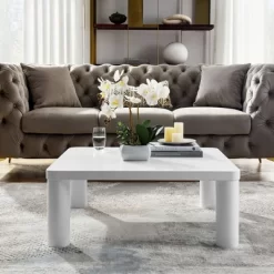 33.5" Modern Square Coffee Table, Wooden End Table, Accent Coffee Table Nightstands For Living Room Bedroom Office White 11 33.5" Modern Square Coffee Table, Wooden End Table, Accent Coffee Table Nightstands For Living Room Bedroom Office White -Garvee GUEST a5a6ec74 2fba 4117 a004 a64640c3e54f