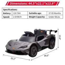 Kids Ride On Car, Licensed KTM 12V Electric Sports Car With Remote Control, Battery Powered Sports Car, Sound System 14 Kids Ride On Car, Licensed KTM 12V Electric Sports Car With Remote Control, Battery Powered Sports Car, Sound System -Garvee GUEST a60f83d1 8587 444f a74a 0f2b04ff6d7d