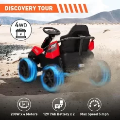 24V Ride On Toy For Big Kids, 4x85W 6MPH Ride On UTV Car W/Parent Remote -Garvee GUEST a7dcd3ed ca7d 4c71 a297 098aac33f23e