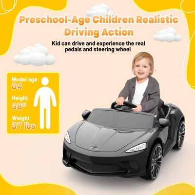 Ride On Car,12V Licensed Electric Car For 3-6 Kids,Electric Car With 2 Speeds 5 Ride On Car,12V Licensed Electric Car For 3-6 Kids,Electric Car With 2 Speeds - Image 3