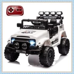12V Kids Ride On Car, Electric Truck Ride On Toys With 5MPH Max Speed, Remote Control, LED Lights, And Music For Kids Gifts -Garvee GUEST a80b5c68 8af4 4fe2 8395 28c10e464ffe