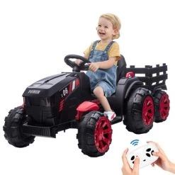 Garvee 12V Kids Ride On Tractor Toys With Trailer,Electric Vehicles Toy Tractor With Remote Control 17 Garvee 12V Kids Ride On Tractor Toys With Trailer,Electric Vehicles Toy Tractor With Remote Control -Garvee GUEST a8e0784f 6630 437f 8b09 400566fa89ae