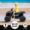 12V Ride On ATV For Kids, Electric Four Wheeler For Toddlers Ages 3-8, With Remote Control, LED Lights, Music, High/Low Speed, USB