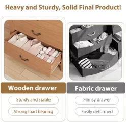 5 Drawer Dresser For Bedroom, 45.2" Tall Brown Chest Of Drawer With V Shape Design, Modern Wooden Closet Nightstand For Living Room Entryway Nursery 11 5 Drawer Dresser For Bedroom, 45.2" Tall Brown Chest Of Drawer With V Shape Design, Modern Wooden Closet Nightstand For Living Room Entryway Nursery -Garvee GUEST a9d81be7 caf6 4cf4 909b 3e115c6c14a0