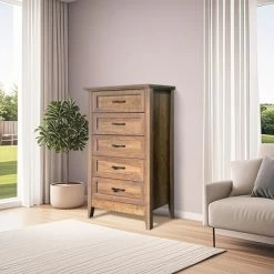 Garvee Chest Of Dresser, Vintage Wood 5 Drawer Tall Dresser Storage Organizer For Closet, Bedroom, Nursery, Living Room, Hallway, White 16 Garvee Chest Of Dresser, Vintage Wood 5 Drawer Tall Dresser Storage Organizer For Closet, Bedroom, Nursery, Living Room, Hallway, White -Garvee GUEST aab30b09 e95b 45d4 852b 811e01b80841