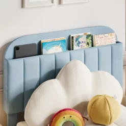 Garvee Twin Bed Frame With Drawer, Velvet Upholstered Platform Bed Frame With Storage Headboard, No Box Spring Needed, Easy Assembly 16 Garvee Twin Bed Frame With Drawer, Velvet Upholstered Platform Bed Frame With Storage Headboard, No Box Spring Needed, Easy Assembly -Garvee GUEST ab707d38 b641 409a a259 25397ef569ae