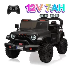 24V Powered Wheels 2-Seater Kids Ride-On Car With Remote Control, Ride On Off-road Car Toy With Adjustable Speeds, Musics, Easy Assembly -Garvee GUEST ab91a227 51cc 4e93 92a6 d65c2335a479