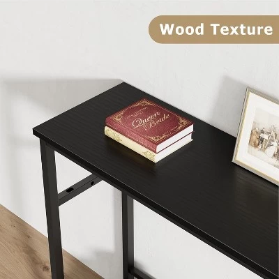 Entryway Table, Console Tables With Storage, 39.3”Rustic Sofa Table With Adjustable Shelf 6 Entryway Table, Console Tables With Storage, 39.3”Rustic Sofa Table With Adjustable Shelf - Image 4