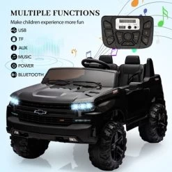 24V 2-Seater Truck Licensed Chevrolet Silverado Ride On Car For Kids With Remote Control -Garvee GUEST aeb00c9d b085 444a b5ec e1d777681990