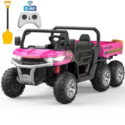 Garvee 24 Volt Ride On Toys, 6 Wheels 2 Seater Electric Ride On UTV Cars For Big Kids, Ride On Dump Truck, 4*4 Motors, USB, Remote Control -Garvee GUEST afa9c1b6 f3ea 4cab a880 0571b3bc7054