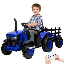 Garvee 12V Kids Ride On Tractor With Remote Control, Tractor With Trailer,Music, 3-Gear-Shift, Safety Belt,for Boys Girls 21 Garvee 12V Kids Ride On Tractor With Remote Control, Tractor With Trailer,Music, 3-Gear-Shift, Safety Belt,for Boys Girls -Garvee GUEST b034893e 09a2 4d89 963a 8be8ad4a8b5d