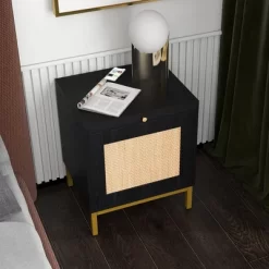 Set Of 2 Rattan Night Stands, Modern Farmhouse End Tables With Tray, Storage Shelf For Entryway, Bedroom, Living Room 11 Set Of 2 Rattan Night Stands, Modern Farmhouse End Tables With Tray, Storage Shelf For Entryway, Bedroom, Living Room -Garvee GUEST b1342ccf e466 43af 87a1 5913b545b0c3