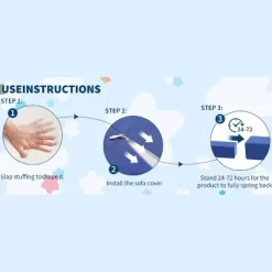 Kids Couch For Building Fort Toy,22pcs DIY Toddler Sofa,Velvet Toddler Futon Sofa Bed For Playroom, Bedroom,Grey -Garvee GUEST b1af58f4 24a1 4b75 9d6c c5ddf4973859