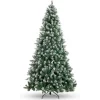 4.5/6/7.5/9ft Pre-Lit Artificial Christmas Tree With Pinecones, Warm White Lights, Hinged Branches, PVC Fir Tips, Easy Assembly -Garvee GUEST b1b8727d 6c19 460c ba95 62a6bd25deb2