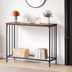 Whizmax Console Table, Sofa Tables Narrow Entryway Table With Glass Shelf And Metal Frame For Living Room, Foyer, Bedroom 13 Whizmax Console Table, Sofa Tables Narrow Entryway Table With Glass Shelf And Metal Frame For Living Room, Foyer, Bedroom -Garvee GUEST b1c29f5d 5f50 46ab 9ef5 b4d32629aec7
