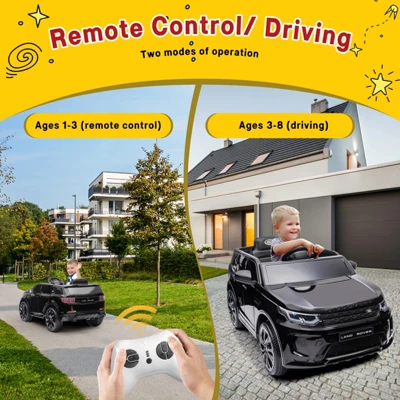 Licensed Land Rover Kids Electric Car, 12V Ride On Toy For Kids 3-8, Electric Car With Parent Remote Control 9 Licensed Land Rover Kids Electric Car, 12V Ride On Toy For Kids 3-8, Electric Car With Parent Remote Control - Image 7
