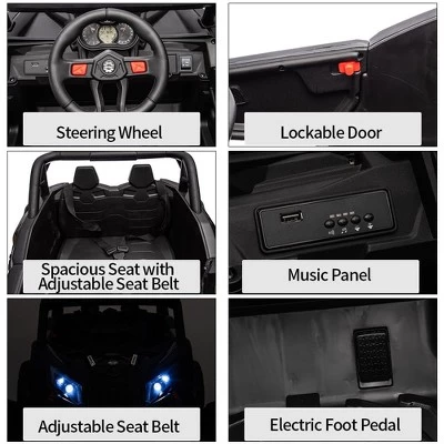 24V Kids Ride-On Utv Car – Battery-Powered Electric Vehicle With Remote Control, Spring Suspension 3 24V Kids Ride-On Utv Car – Battery-Powered Electric Vehicle With Remote Control, Spring Suspension