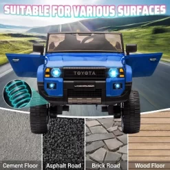 24V Ride On Toy For Big Kids, Licensed Toyota LC250 2 Seater Ride On Car With Remote Control -Garvee GUEST b46eaa17 c05a 4a8a 9581 becdcf2699d7