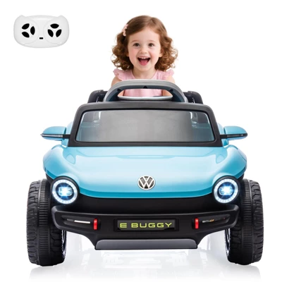 12V Ride On Car For Kids,Licensed Volkswagen Beetle,Electric Vehicle ,Battery Powerd Toy Car With Remote Control, LED Headlights, Horn, Music 8 12V Ride On Car For Kids,Licensed Volkswagen Beetle,Electric Vehicle ,Battery Powerd Toy Car With Remote Control, LED Headlights, Horn, Music - Image 6