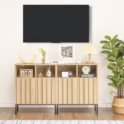 Sideboard Buffet Cabinet, Storage Cabinet Cupboard Table With Adjustable Shelves, Hallway Table -Garvee GUEST b8aeaa0e 81ed 42bf 8c42 4ac2e06ee461