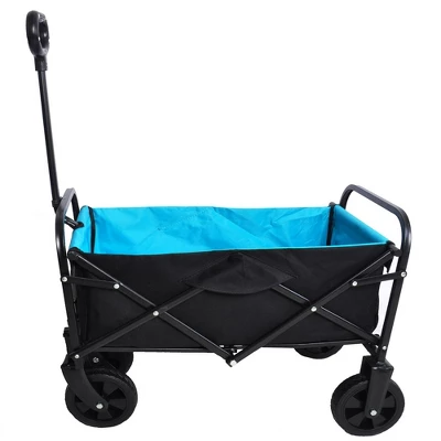 Folding Wagon Garden Shopping Beach Cart 10 Folding Wagon Garden Shopping Beach Cart - Image 8