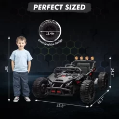 24V Electric UTV, Ride On Toys For Kids, 2x130W Electric Car With Remote Control, 4 Shock Absorbers, LED Lights, Music 15 24V Electric UTV, Ride On Toys For Kids, 2x130W Electric Car With Remote Control, 4 Shock Absorbers, LED Lights, Music -Garvee GUEST b9f372d3 f4bf 4cab 831e d90dd4146000