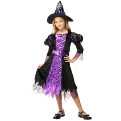Garvee Girl Witch Costume Halloween Fancy Witch Dress -Classic Costume For Party Dress-Up, Purple+Black -Garvee GUEST baa41744 9bea 47cf bca2 459e043f1a23