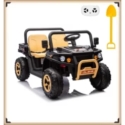 Garvee 24V Kids Ride On Dump Truck, 2-Seater Electric UTV With Remote Control, 4x35W Motors, Shovel, Music, Lights & Bluetooth 20 Garvee 24V Kids Ride On Dump Truck, 2-Seater Electric UTV With Remote Control, 4x35W Motors, Shovel, Music, Lights & Bluetooth -Garvee GUEST baeba0b5 7a73 4790 be22 65357857ca3c