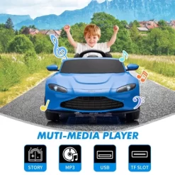 12V Ride On Sports Car For Kids, Licensed Aston Martin Battery Powered Car Toddles, Ride On Toy With RC, Horn, Soft Start -Garvee GUEST bd00f38f 2855 467e 937c 1f8ca0aa1d1b