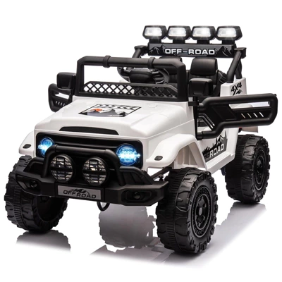 12V Ride-On Truck Car For Kids – Battery Powered Electric Vehicle With Remote Control, Spring Suspension, LED Lights, Bluetooth & 3 Speeds 14 12V Ride-On Truck Car For Kids – Battery Powered Electric Vehicle With Remote Control, Spring Suspension, LED Lights, Bluetooth & 3 Speeds - Image 12