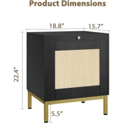 Rattan NightStand -Garvee GUEST bf400281 79ba 4afd a4ee 49f6e16e459c