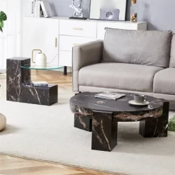 Modern Coffee Tables Set Of 2, Coffee Table With Detachable Nightstand, Accent Center Table With Glass Top Side Table For Bedroom Office 15 Modern Coffee Tables Set Of 2, Coffee Table With Detachable Nightstand, Accent Center Table With Glass Top Side Table For Bedroom Office -Garvee GUEST c070e980 9130 4e92 aff0 485b46fdfaae