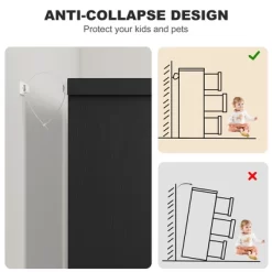 7 Drawer Dresser For Bedroom, Black 7 Chest Of Drawers With Embedded Handles, Wooden Dresser Organizer Tv Stand For Living Room Nursery Hallway -Garvee GUEST c15b1be8 e02d 461b a615 cf5364528ef5