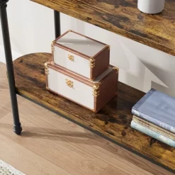 Whizmax Console Table, 43.3" Entryway Table With Storage, 2 Tier Sofa Table, Behind Couch Table For Living Room, Hallway, Entryway 15 Whizmax Console Table, 43.3" Entryway Table With Storage, 2 Tier Sofa Table, Behind Couch Table For Living Room, Hallway, Entryway -Garvee GUEST c25dffed 2225 4837 97aa 249218929a5a