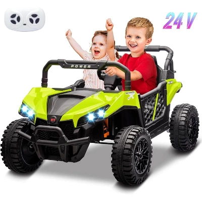 Garvee 24V Ride On UTV For Big Kids, 2 Seater Electric Car With Remote Control, LED Lights, Shock Absorbers, Storage, Ride On Toy For Kids 12 Garvee 24V Ride On UTV For Big Kids, 2 Seater Electric Car With Remote Control, LED Lights, Shock Absorbers, Storage, Ride On Toy For Kids - Image 10