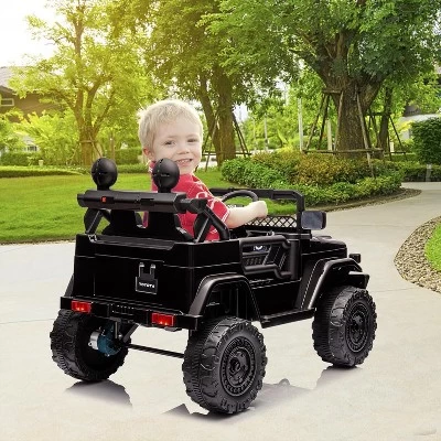 Electric Car, Licensed Toyota 12V Ride-On Car, For Kids With RC, Music, LED Lights, Double Doors, Safety Belt 5 Electric Car, Licensed Toyota 12V Ride-On Car, For Kids With RC, Music, LED Lights, Double Doors, Safety Belt - Image 3
