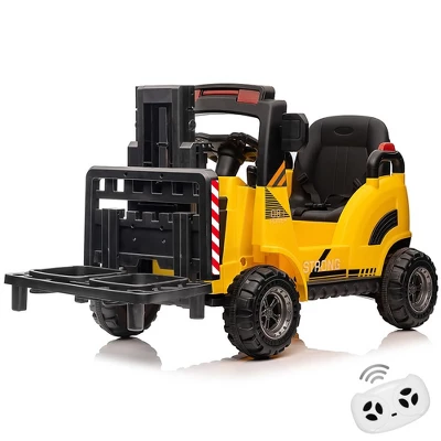 Ride On Forklift Car, 12V Electric Kids Ride On Car With Remote Control, Liftable Fork And Pallet, High/Low Variable Speed 11 Ride On Forklift Car, 12V Electric Kids Ride On Car With Remote Control, Liftable Fork And Pallet, High/Low Variable Speed - Image 9