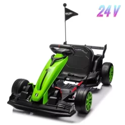 Garvee 24V Electric Go Kart For Kids Ages 6-12, 7.5MPH High-Speed Drift Car With Adjustable Seat, 2×200W Motors,7Ah Battery,135lbs Max Load -Garvee GUEST c6de4f11 223e 4ed2 93e5 c8a3615e16f8