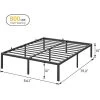 Metal Bed Frame Heavy Duty Platform Base With Noise-Free Grid Support No Box Spring Needed, Tool Free Assembly & Underbed Storage Space -Garvee GUEST c9ad8f23 f470 4238 9e6f dfddbe59e547