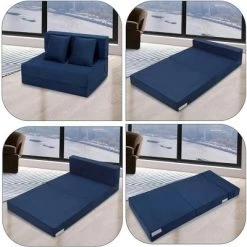 Folding Sofa Bed, Convertible Sleeper Chair, With 2 Pillow, Memory Foam Washable Cover For Living Room/Bedroom/Guest 13 Folding Sofa Bed, Convertible Sleeper Chair, With 2 Pillow, Memory Foam Washable Cover For Living Room/Bedroom/Guest -Garvee GUEST ca9a0695 64b2 4d34 bbf3 028695771709