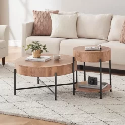 Round Coffee Table With Storage Living Room Center Table 12 Round Coffee Table With Storage Living Room Center Table -Garvee GUEST cccbfec9 9e4e 47d1 b12e a3243b59c04e