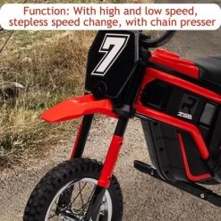 Electric Motorcycle For 8-14 Kids, 24 V Dirt Bike With 3-Speed Modes -Garvee GUEST cccfbb60 a992 4ef5 be3f 71addd63a6ff